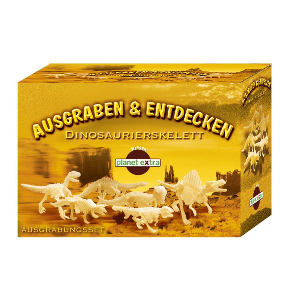 Dinosaurier Skelett im Display