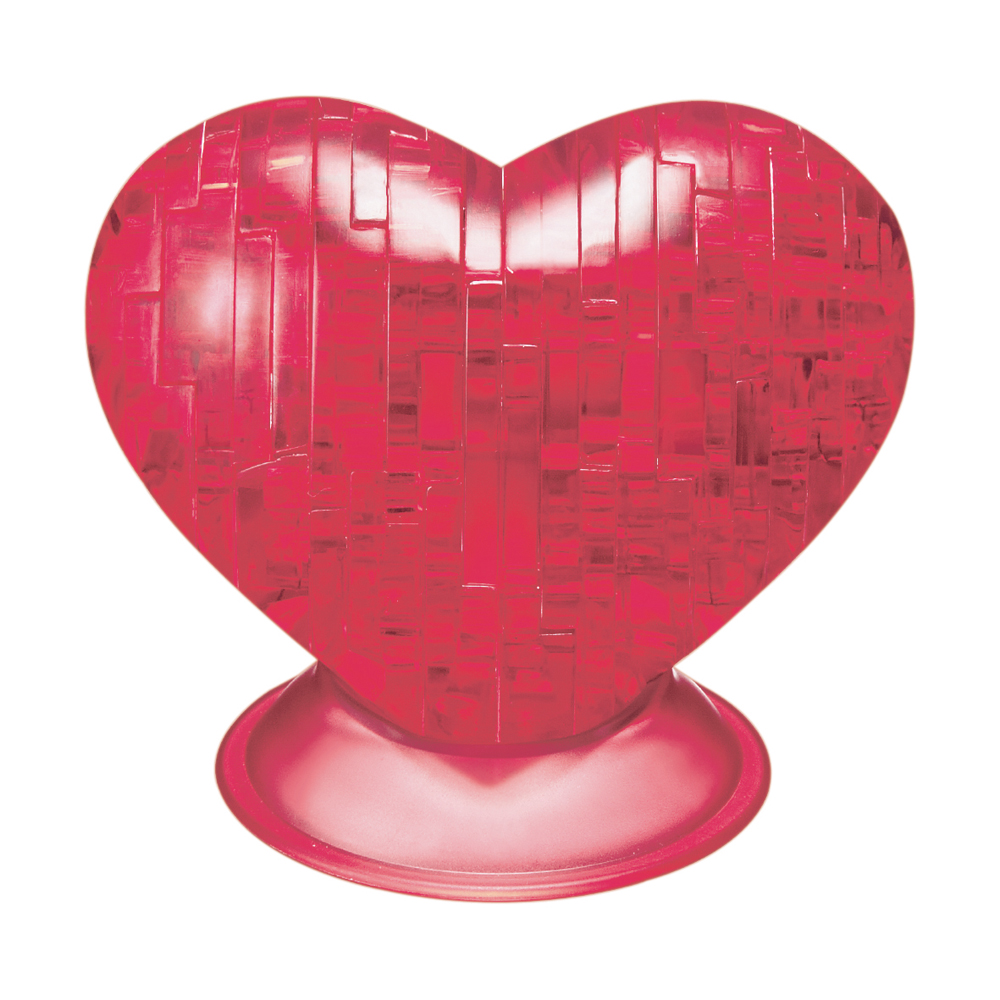 Crystal Puzzle - Herz Rot
