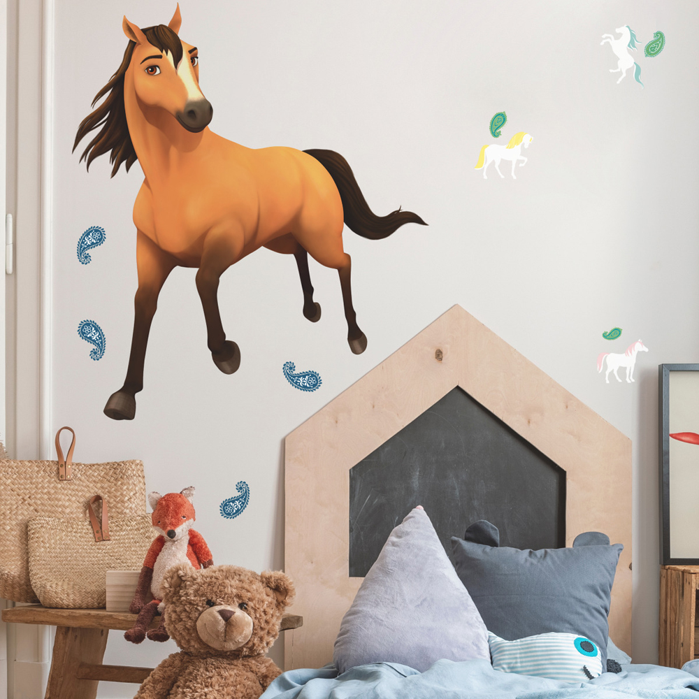RM - DREAMWORKS SPIRIT PEEL AND STICK GIANT WALL DECALS 