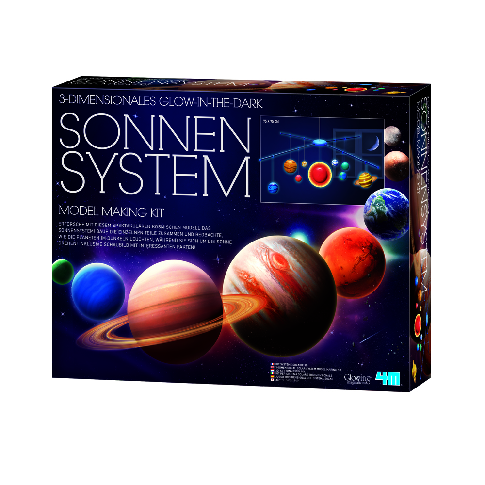 Glowing - Model Making Kit - 3D Leuchtendes Sonnensystem