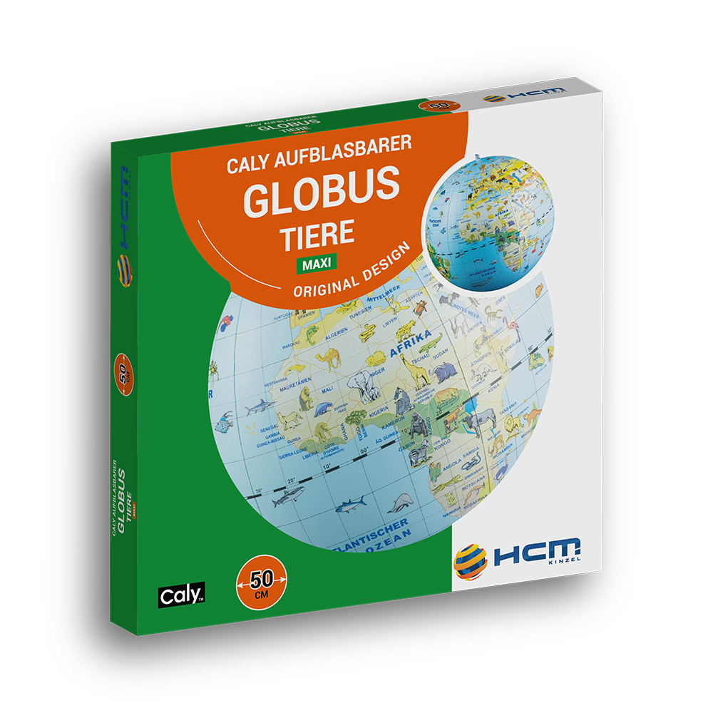 Aufblasbarer Globus Tiere Maxi