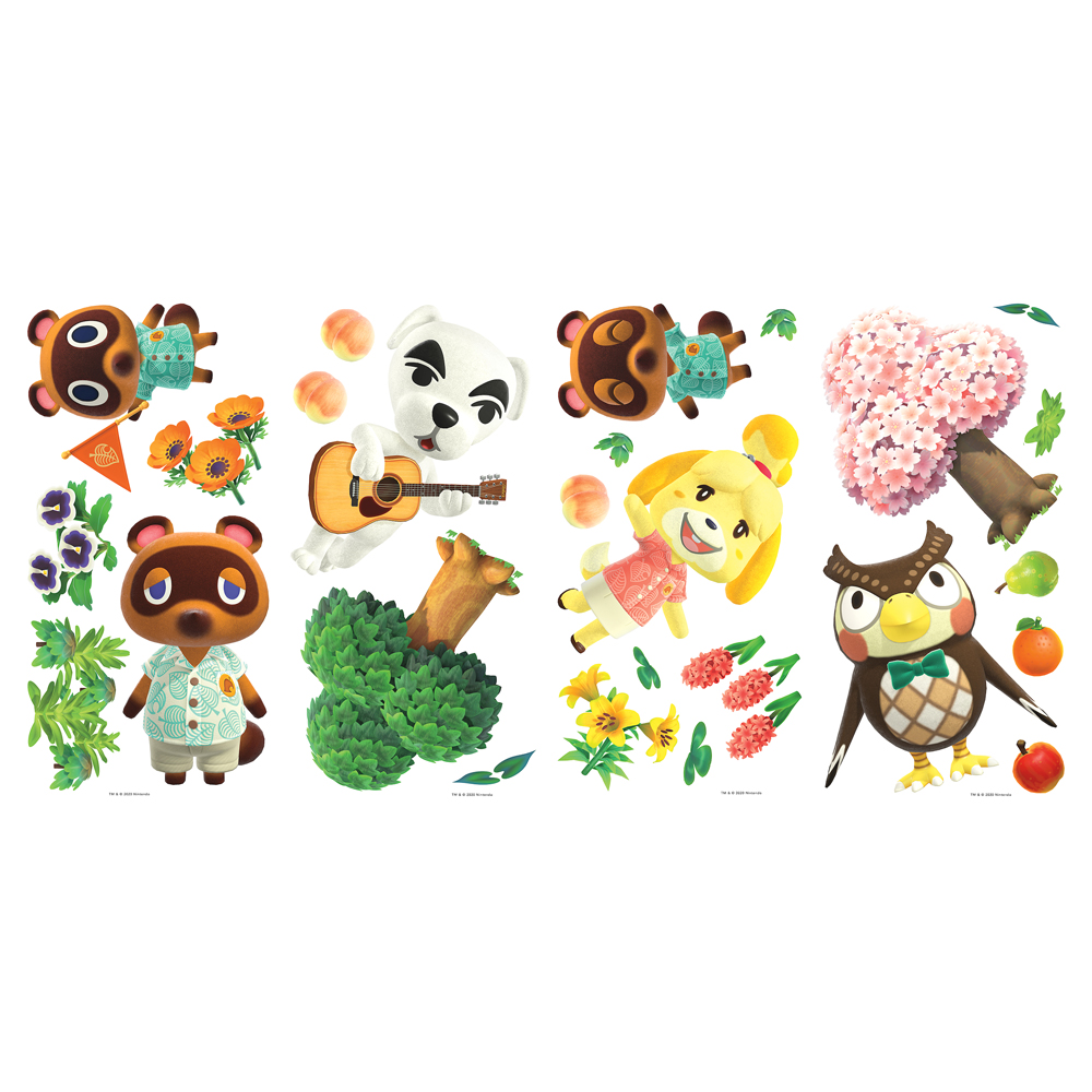 RM - ANIMAL CROSSING PEEL AND STICK WALL DECALS