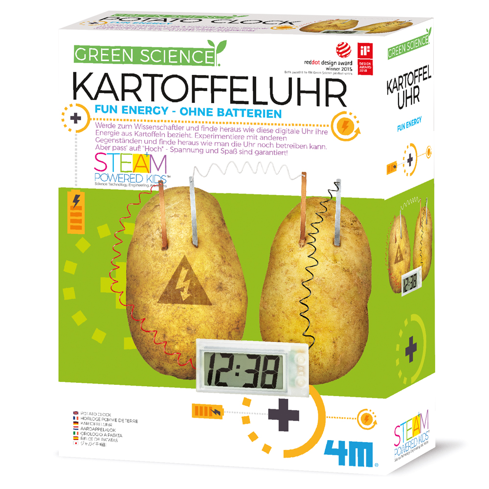 Green Science - Kartoffeluhr
