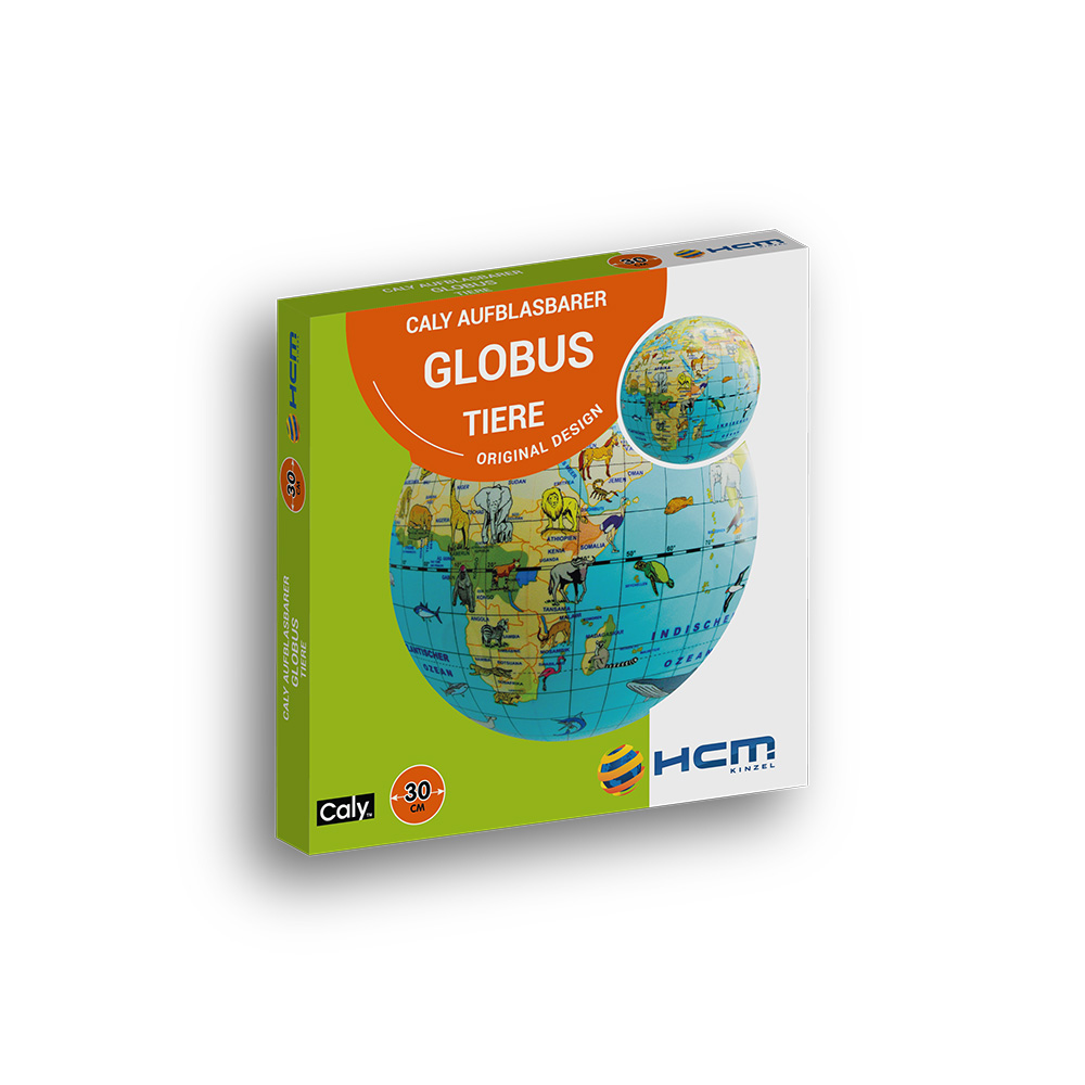 Aufblasbarer Globus Tiere