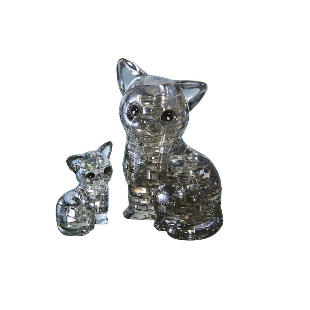 Crystal Puzzle - Katzenpaar